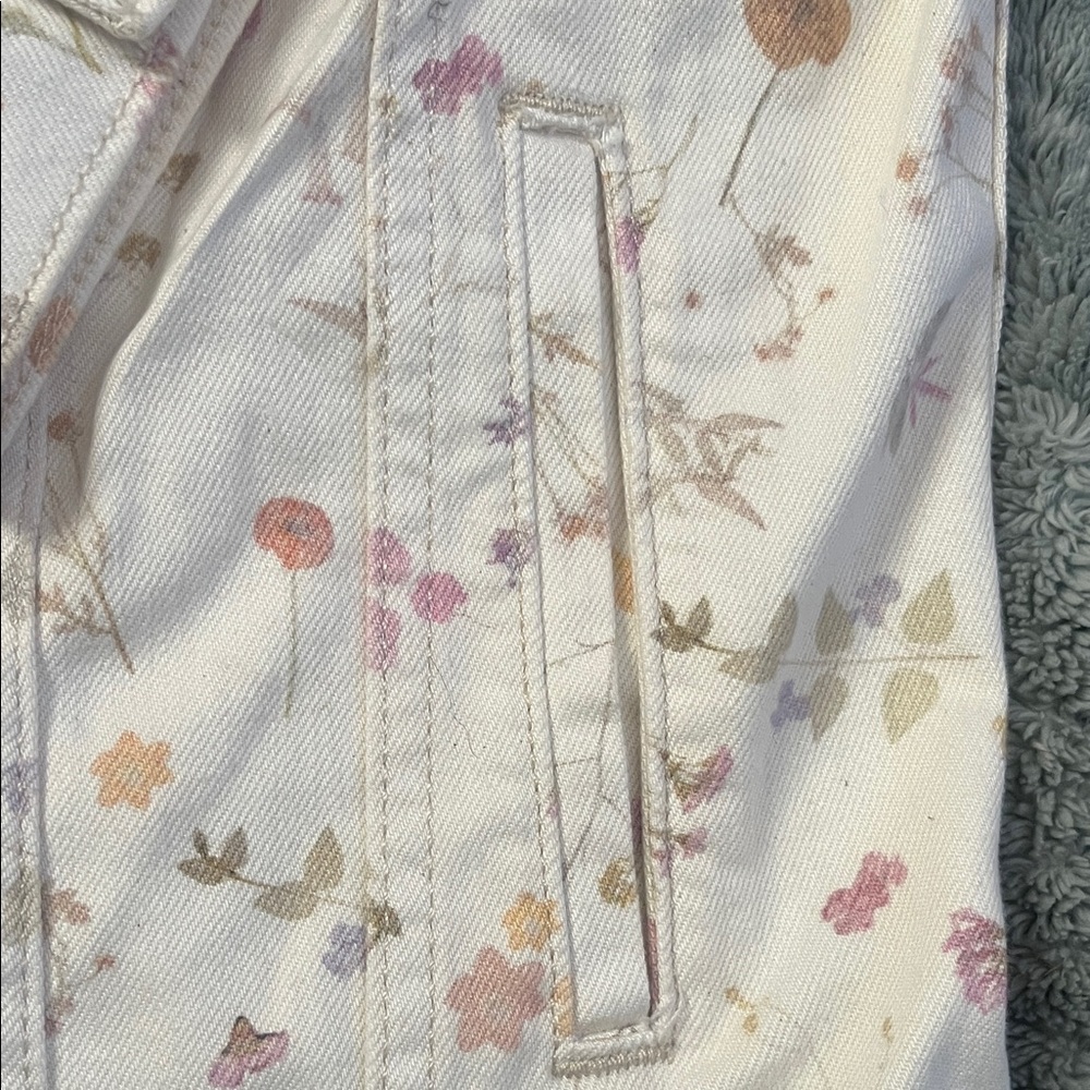Joe's The Boyfriend Floral Denim Jacket - Picture 5 of 14